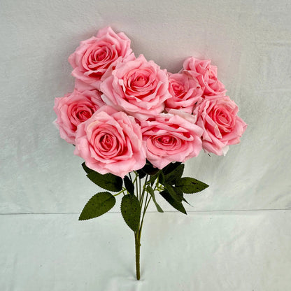 Pink Silk Diamond Rose Bush - 9 Heads RosesHQ.com
