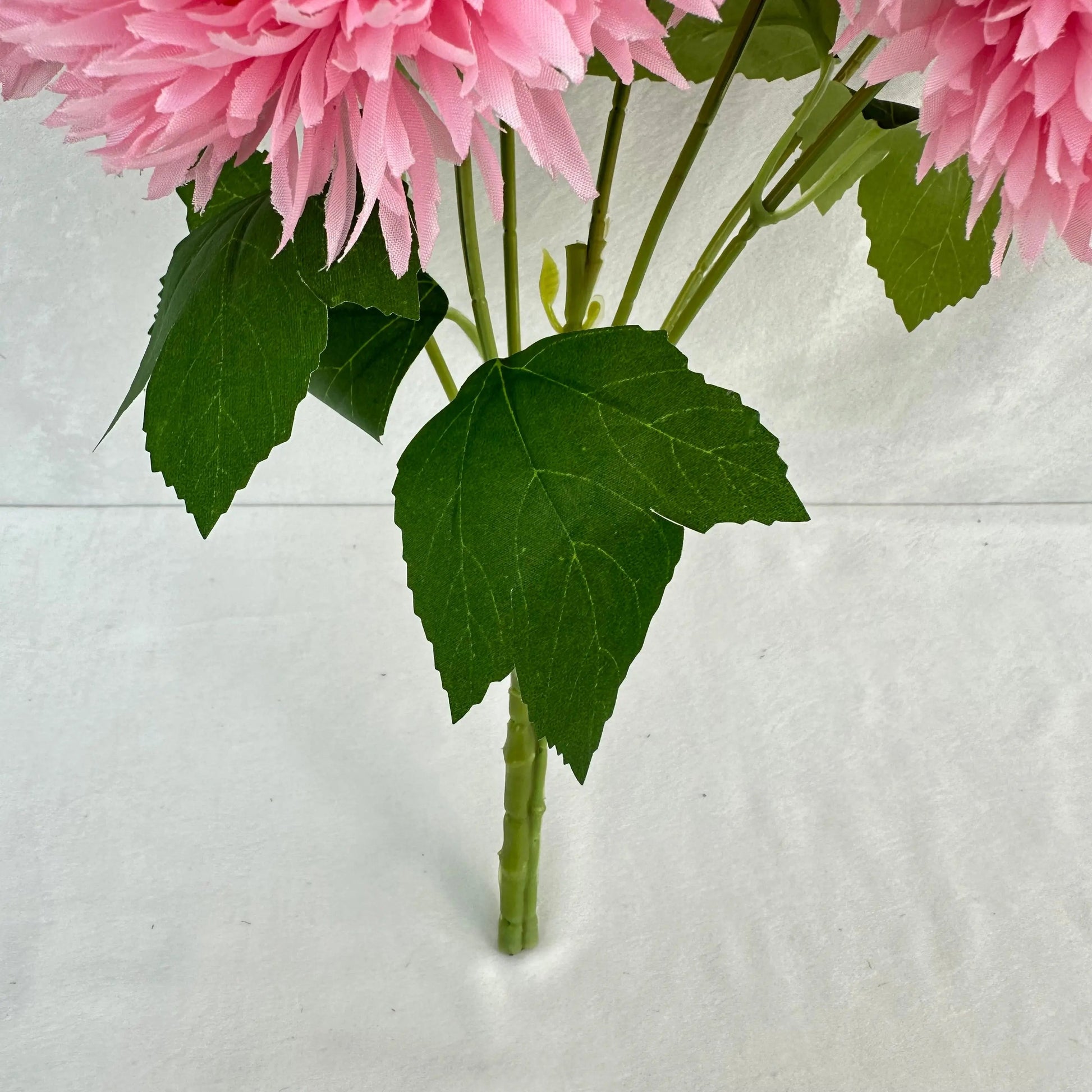 Pink Silk Golden Ball Bush - 7 Heads RosesHQ.com