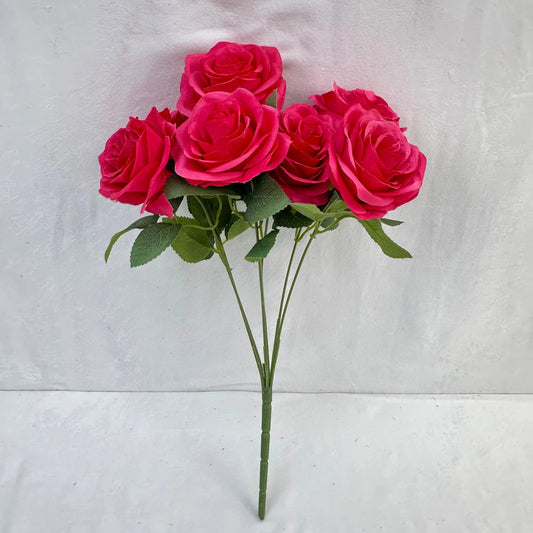 Pink Silk Happiness Rose Bush - 7 Heads RosesHQ.com