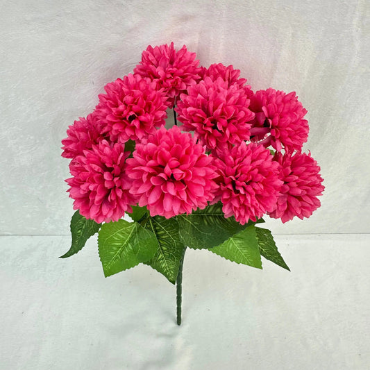 Pink Silk Autumn Chrysanthemum Bush - 12 Heads RosesHQ.com