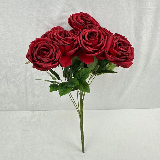 Red Silk Dream Empress Rose Bush - 9 Heads RosesHQ.com