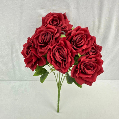 Red Silk Fruit Rose Bush - 9 Heads RosesHQ.com
