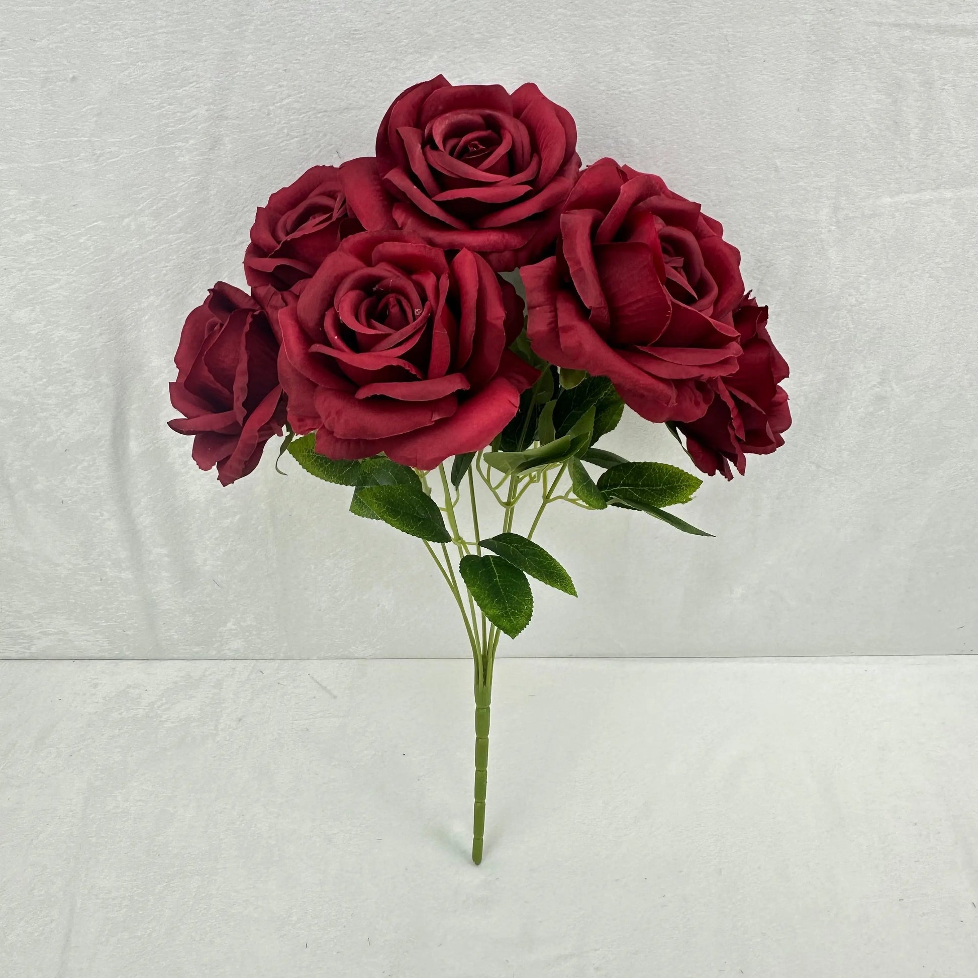 Red Silk Wedding Rose Bush - 7 Heads RosesHQ.com