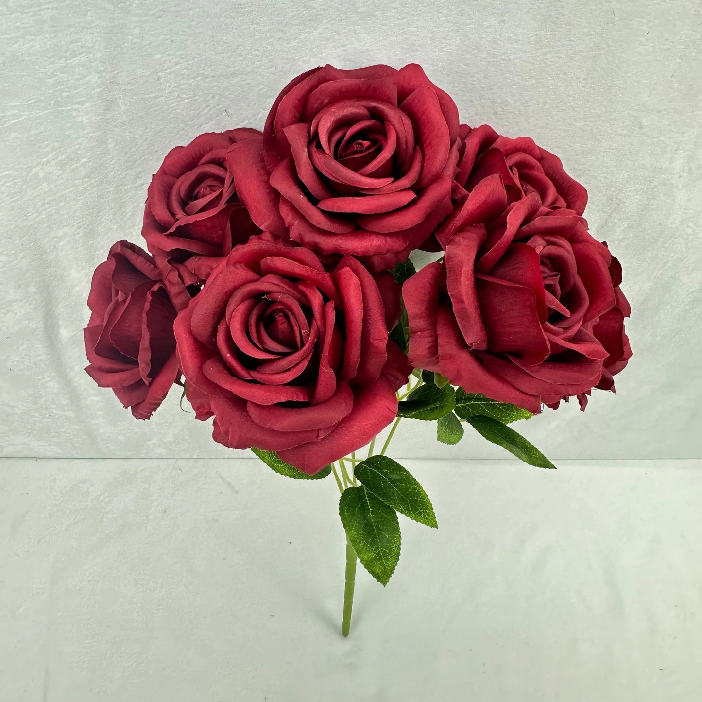 Red Silk Wedding Rose Bush - 7 Heads RosesHQ.com