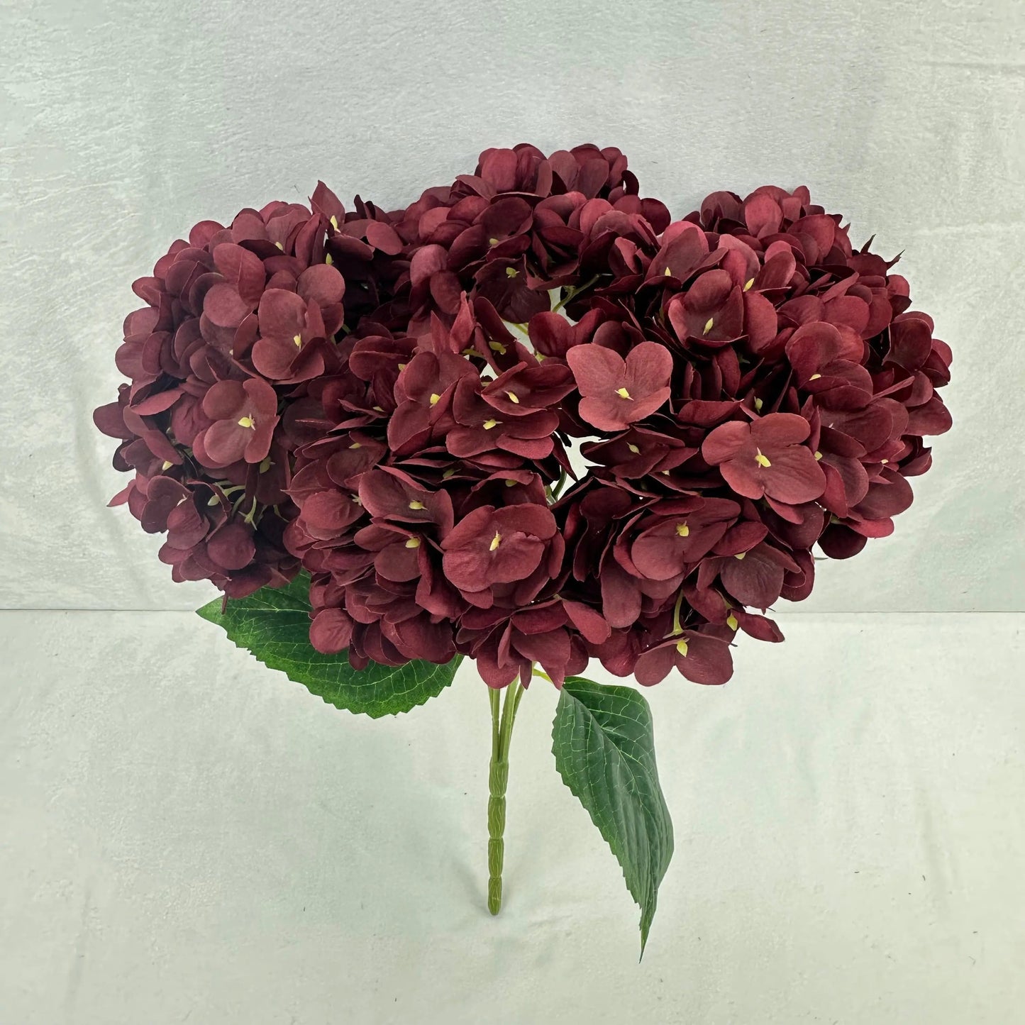 Red Silk Pomegranate Hydrangea Bush - 5 Heads RosesHQ.com