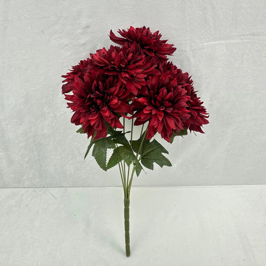 Red Silk Bo New Dahlia Bush - 7 Heads RosesHQ.com