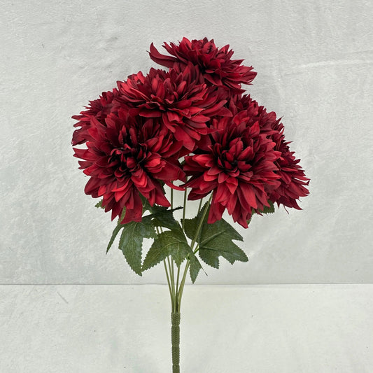 Red Silk Bo New Dahlia Bush - 7 Heads RosesHQ.com