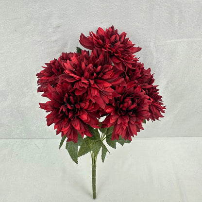 Red Silk Bo New Dahlia Bush - 7 Heads RosesHQ.com