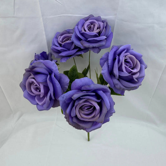 Lilac Silk Star Moon Rose Bush - 7 Heads RosesHQ.com