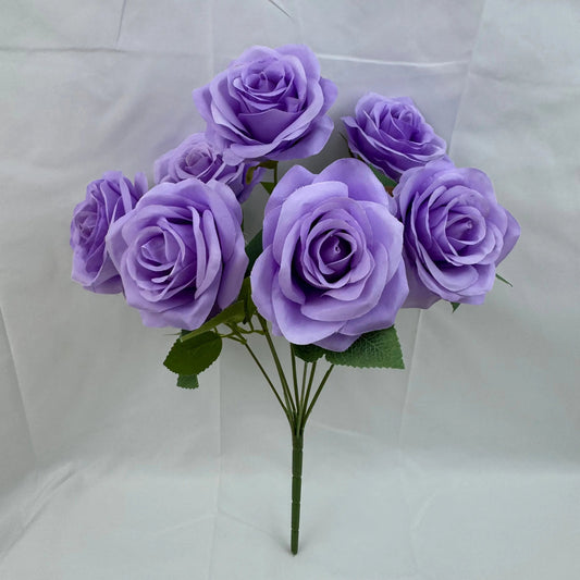 Lilac Silk Happiness Rose Bush - 7 Heads RosesHQ.com