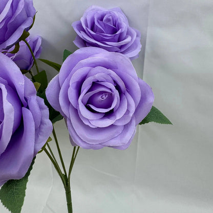 Lilac Silk Happiness Rose Bush - 7 Heads RosesHQ.com