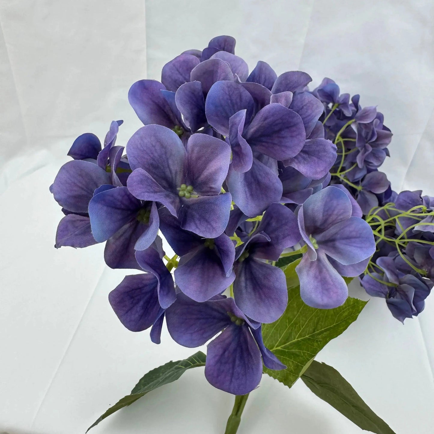Purple Silk 3D Hydrangea Bush - 5 Heads RosesHQ.com