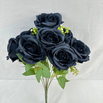 Blue Silk Acacia Rose Bush - 10 Heads RosesHQ.com