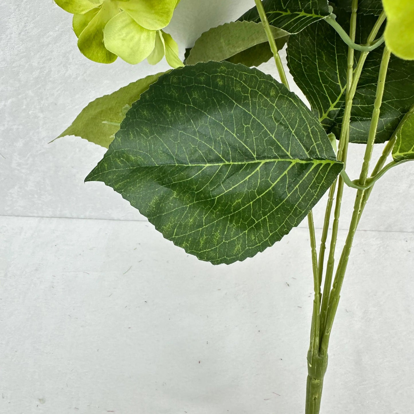 Green Silk 3D Hydrangea Bush - 5 Heads RosesHQ.com