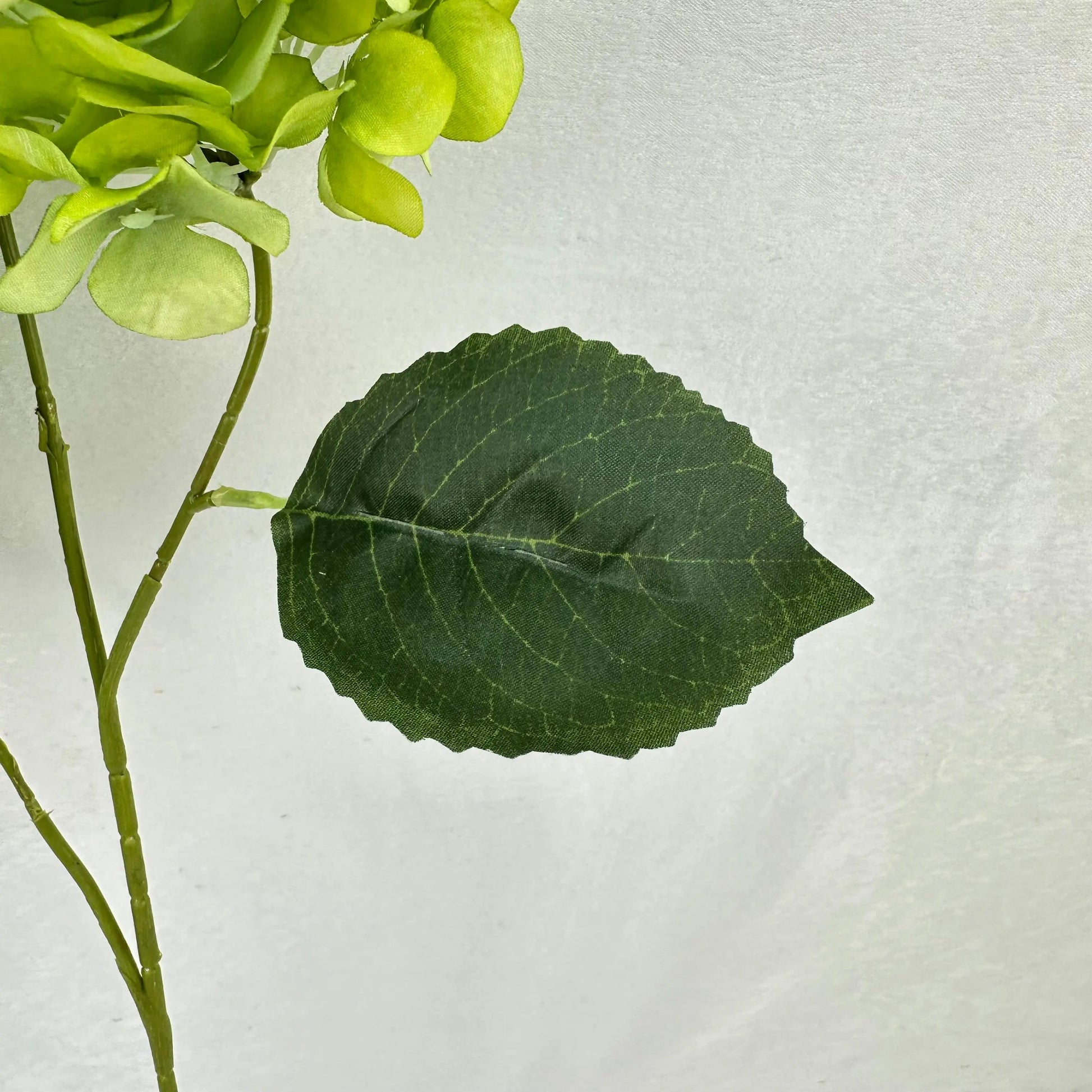 Green Silk Pagoda Hydrangea Spray - 3 Heads RosesHQ.com