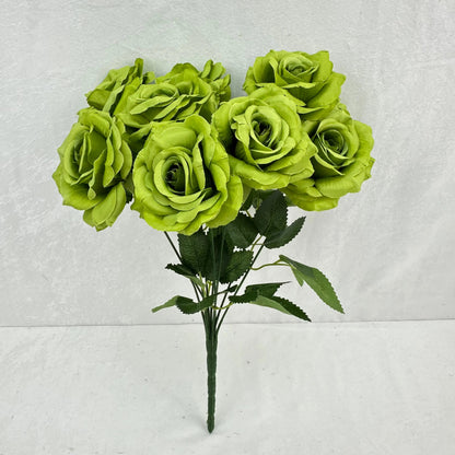 Green Silk Diamond Rose Bush - 9 Heads RosesHQ.com