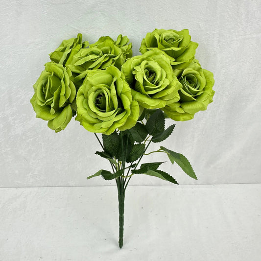 Green Silk Diamond Rose Bush - 9 Heads RosesHQ.com