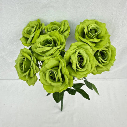 Green Silk Diamond Rose Bush - 9 Heads RosesHQ.com