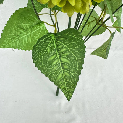 Green Silk Autumn Chrysanthemum Bush - 12 Heads RosesHQ.com