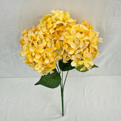 Yellow Silk GJ Hydrangea Bush - 5 Heads RosesHQ.com