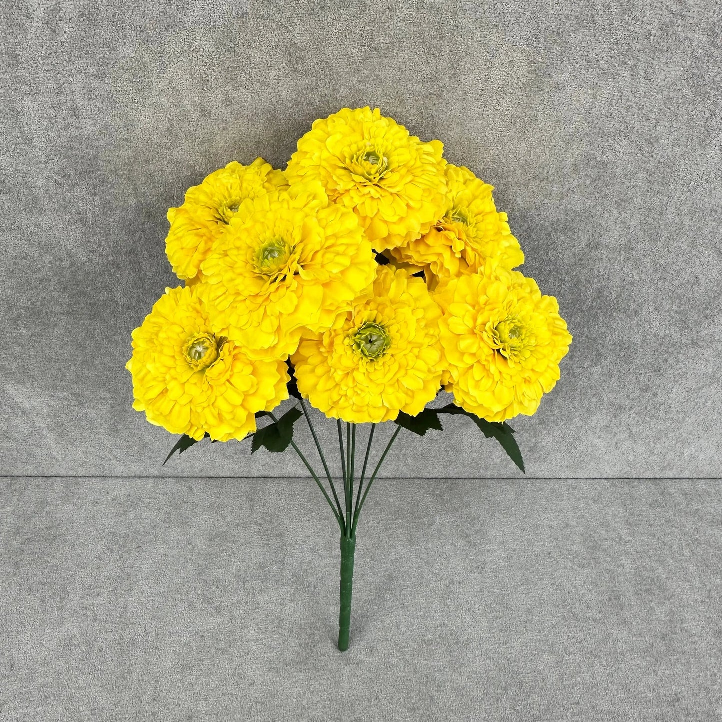 Yellow Silk Marigold Bunch - 6 Heads RosesHQ.com