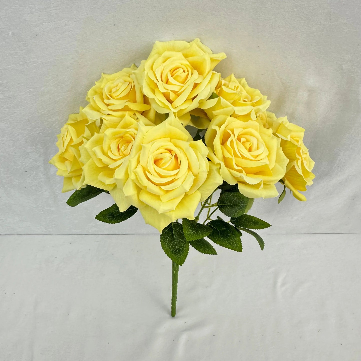 Yellow Silk Fruit Rose Bush - 9 Heads RosesHQ.com