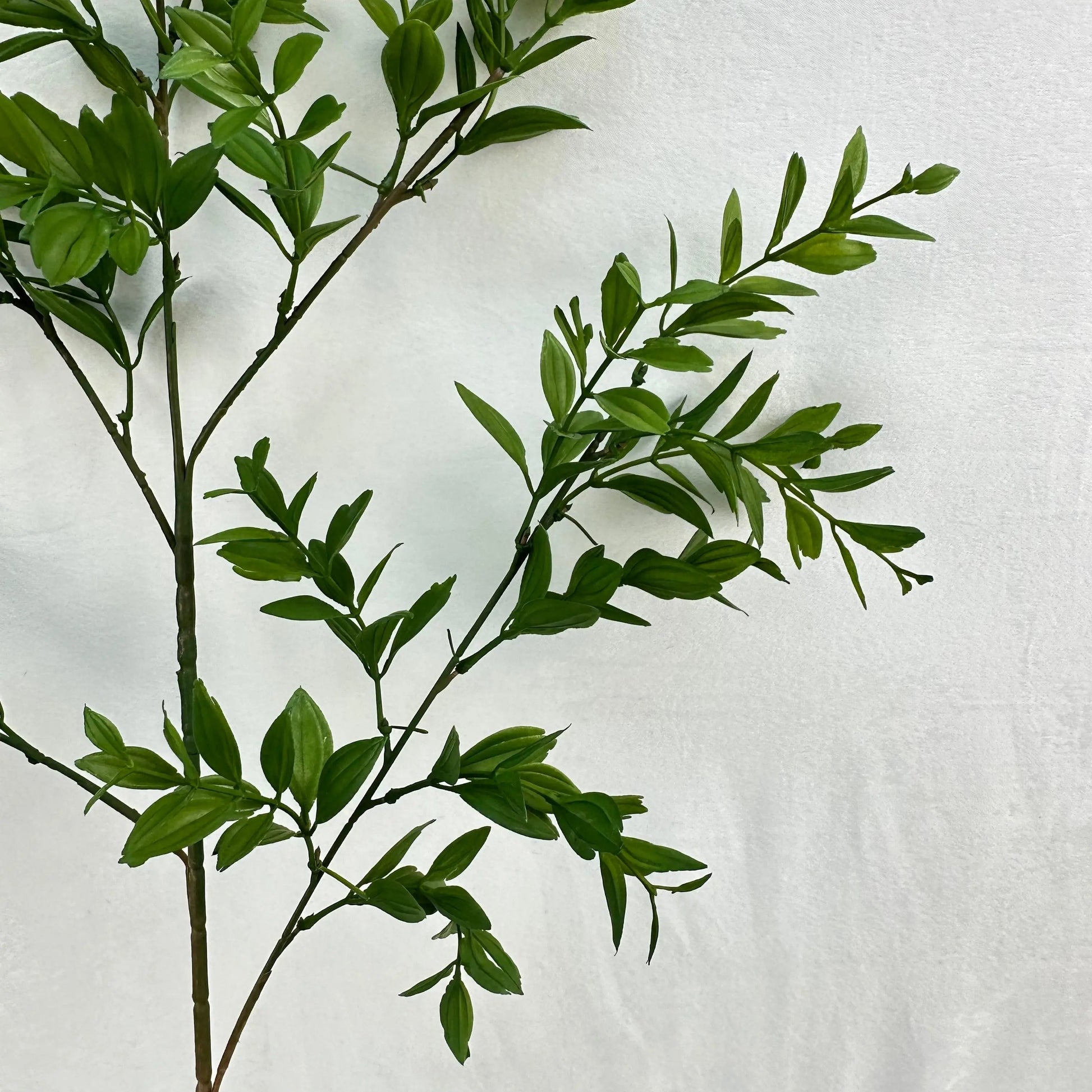 Green Silk Hanging Willow Leaf Branch RosesHQ.com