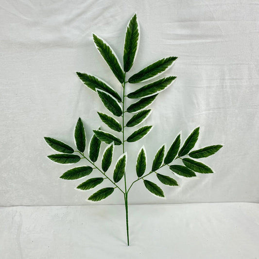 Green Silk Lemon Tree Leaf White Edge 12 Pack RosesHQ.com