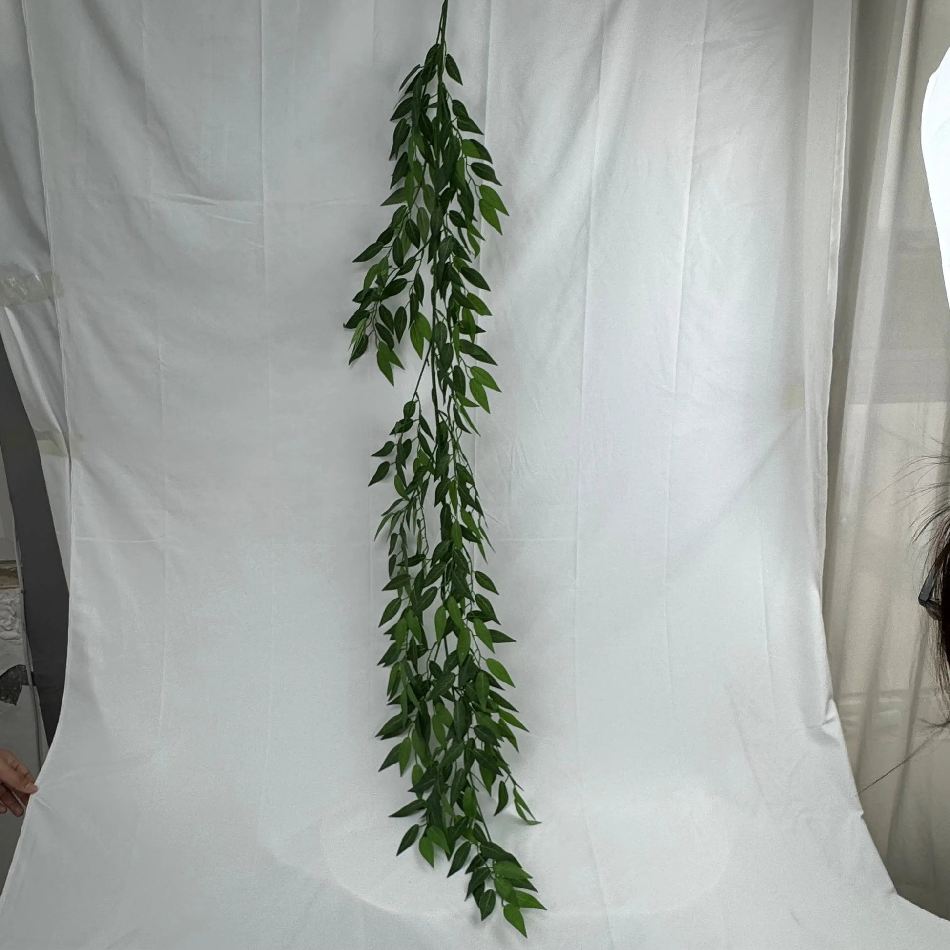 Green Silk Bamboo Leaf Branch 1.7m RosesHQ.com