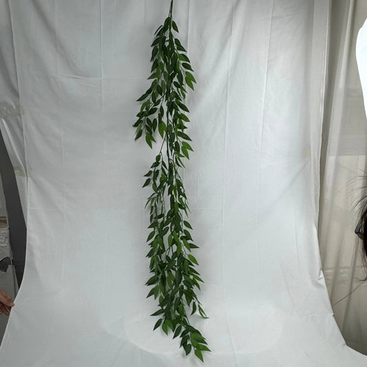 Green Silk Bamboo Leaf Branch 1.7m RosesHQ.com