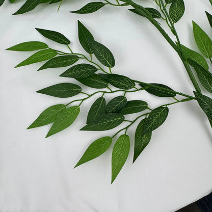 Green Silk Bamboo Leaf Branch 1.7m RosesHQ.com