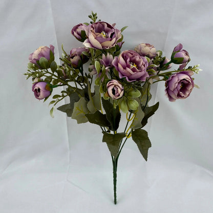 Lavender Silk Peony Bush - 7 Heads RosesHQ.com