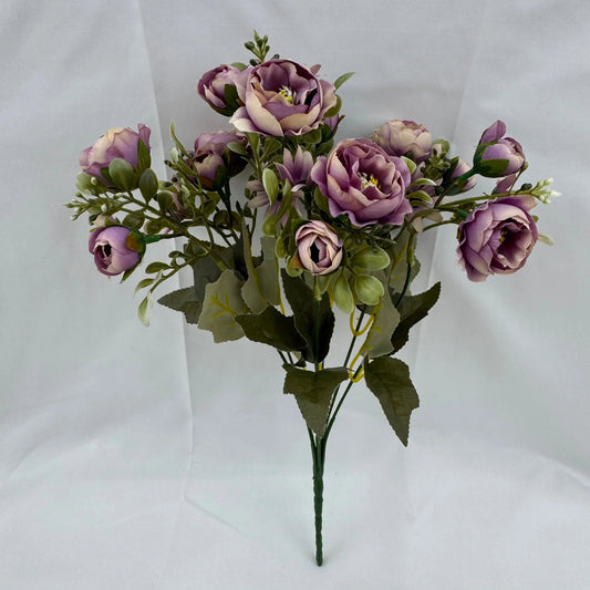 Lavender Silk Peony Bush - 7 Heads RosesHQ.com