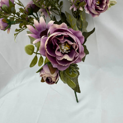 Lavender Silk Peony Bush - 7 Heads RosesHQ.com