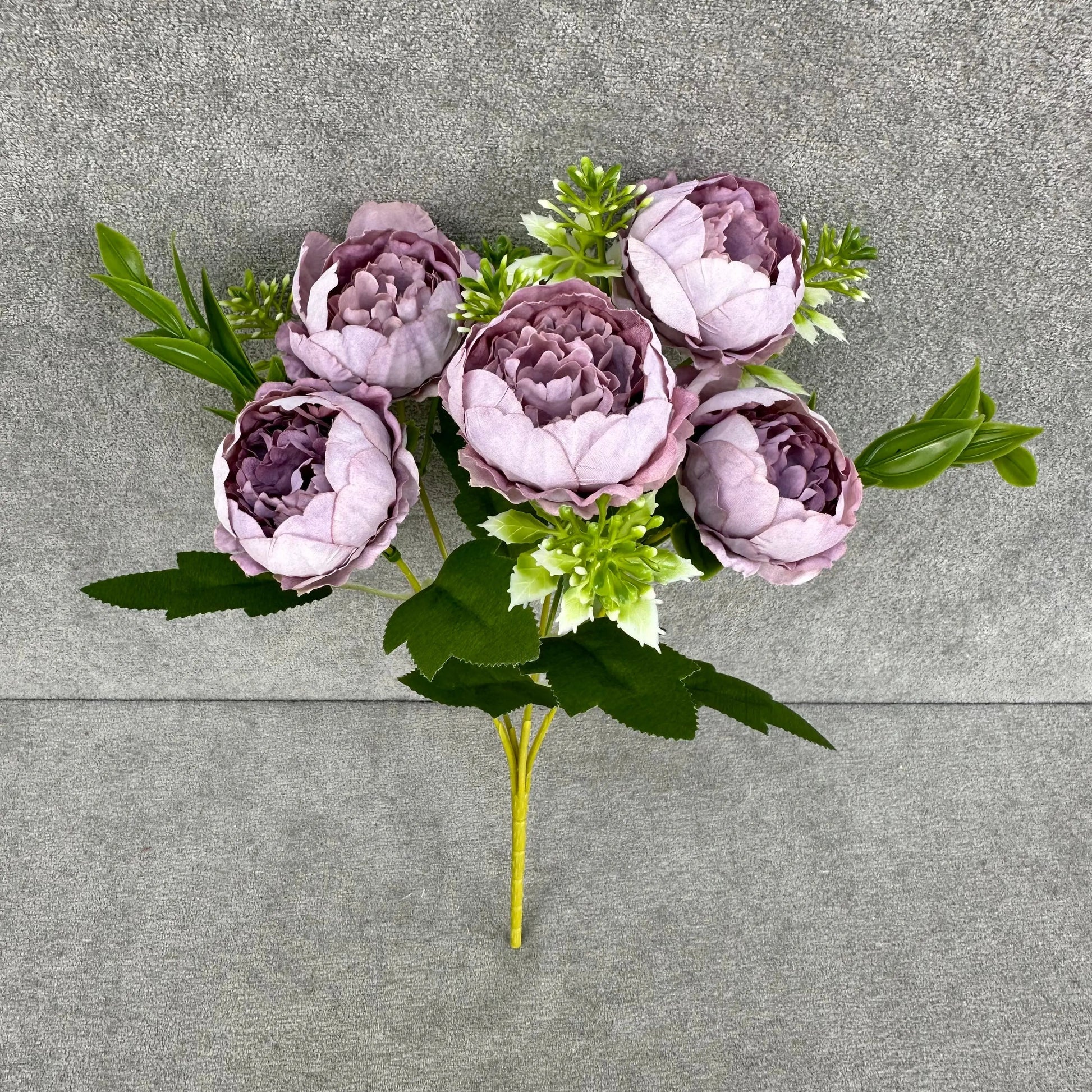 Lavender Silk Round Peony Bush - 5 Heads RosesHQ.com