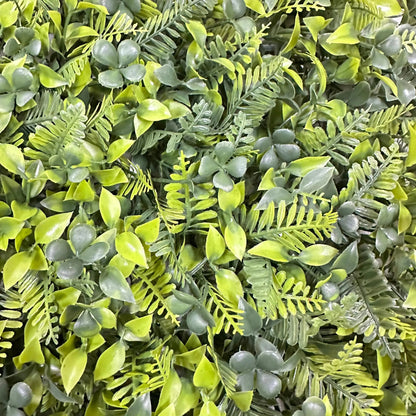Mixed Green Artificial Grass Wall Panel 3-Style 40x60cm RosesHQ.com