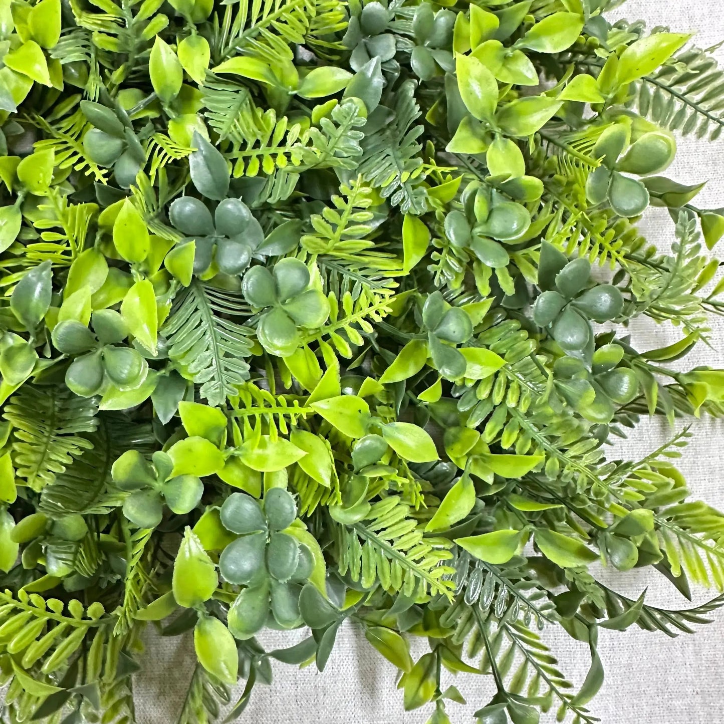 Mixed Green Artificial Grass Wall Panel 3-Style 40x60cm RosesHQ.com