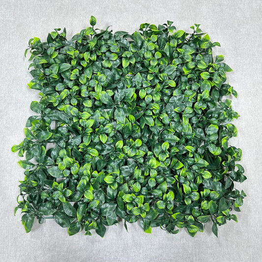 Artificial Apple Leaf Wall Panel Green 50x50cm RosesHQ.com