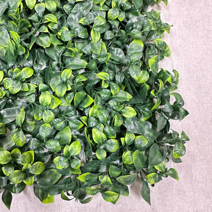 Artificial Apple Leaf Wall Panel Green 50x50cm RosesHQ.com