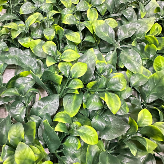 Artificial Apple Leaf Wall Panel Green 50x50cm RosesHQ.com