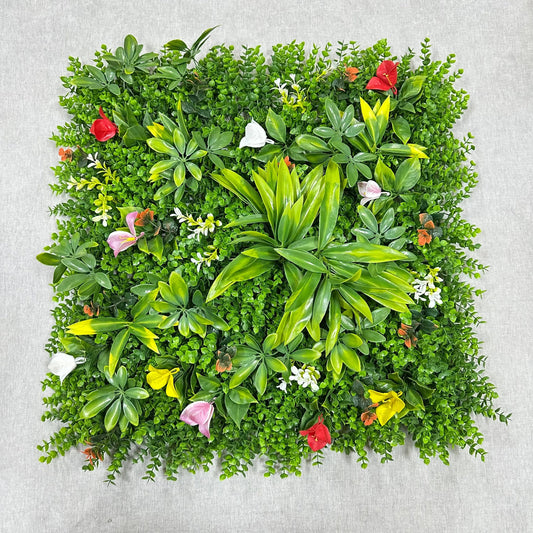 Artificial Eucalyptus Greenery Wall Panel 50x50cm RosesHQ.com