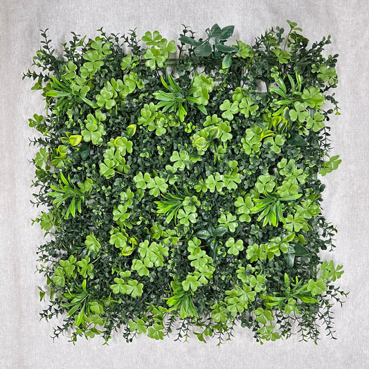 Artificial Lotus Leaf Green Wall Panel 50x50cm RosesHQ.com