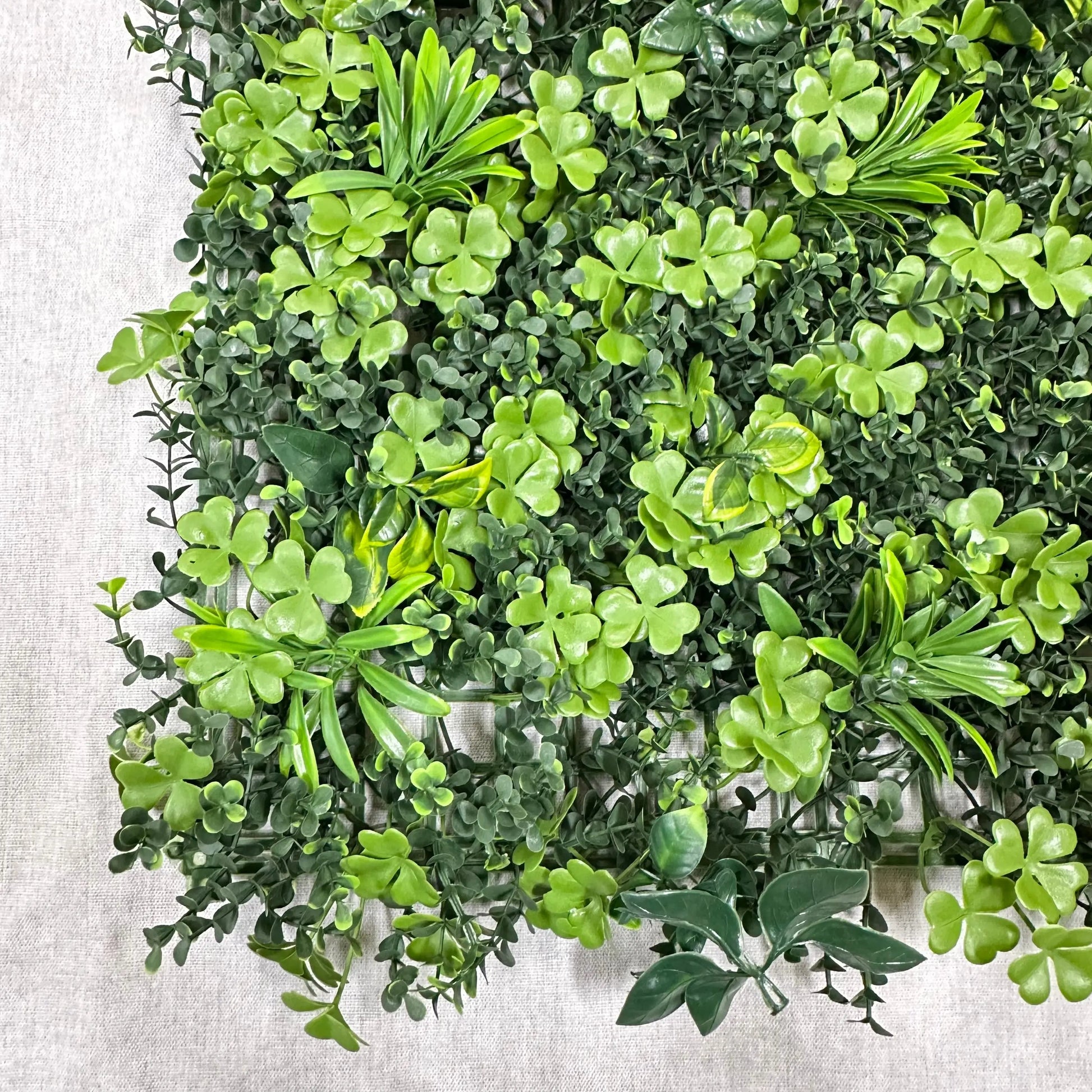 Artificial Lotus Leaf Green Wall Panel 50x50cm RosesHQ.com