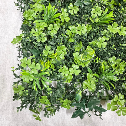Artificial Lotus Leaf Green Wall Panel 50x50cm RosesHQ.com