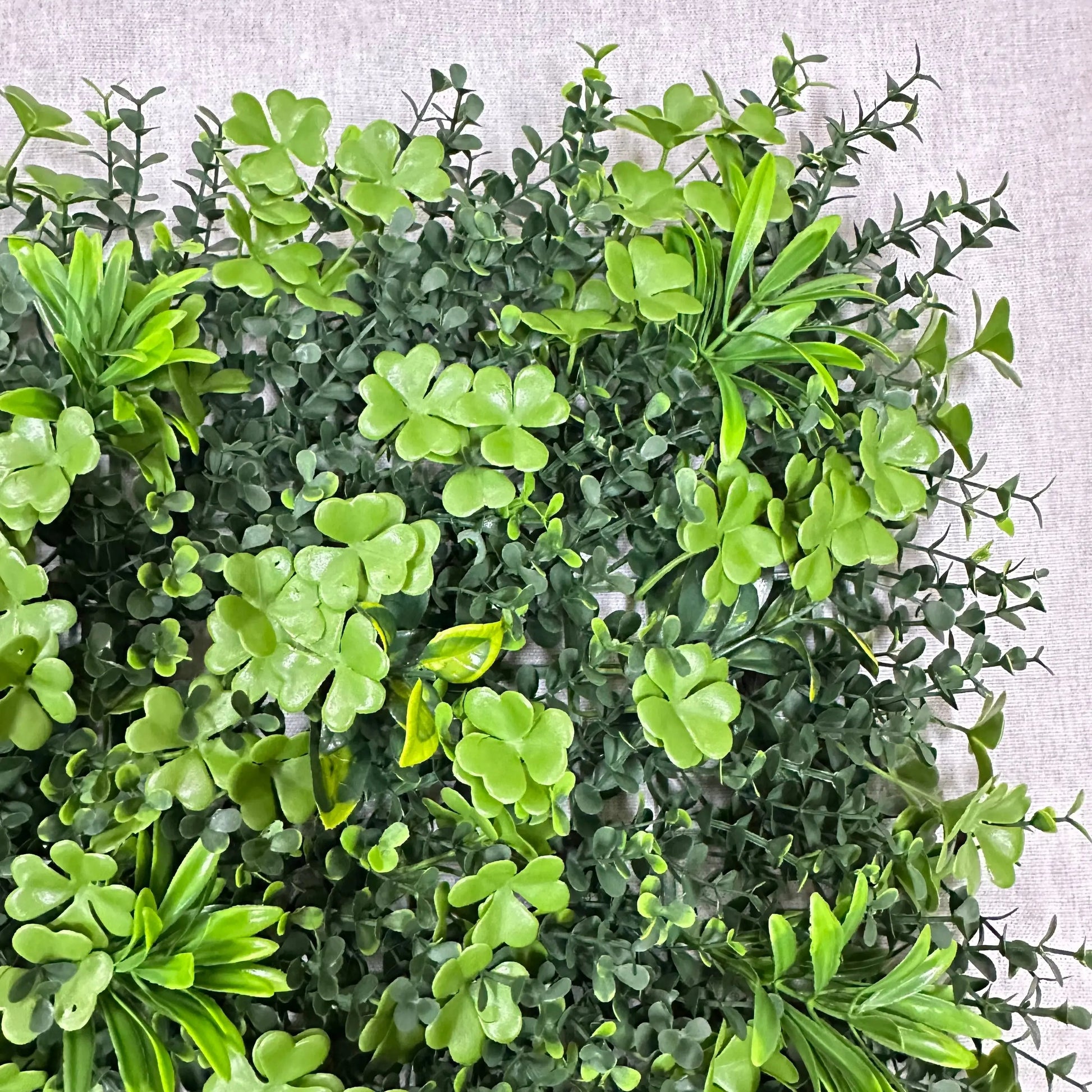 Artificial Lotus Leaf Green Wall Panel 50x50cm RosesHQ.com