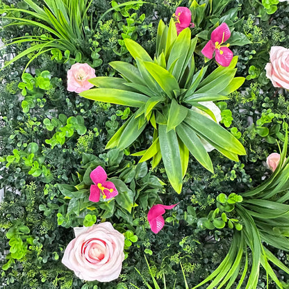 Artificial Plant Wall Green Panel No.2 100x100cm RosesHQ.com