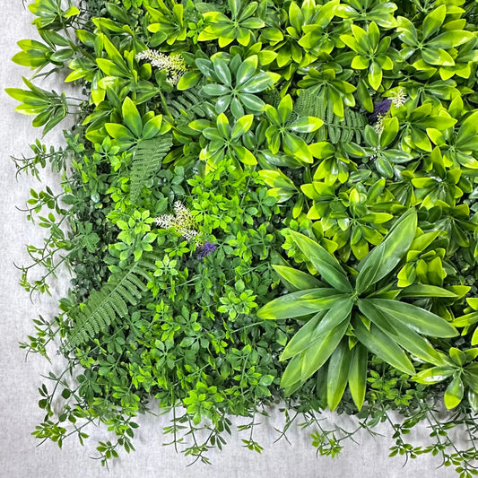 Artificial Plant Wall Green Panel No.4 100x100cm RosesHQ.com