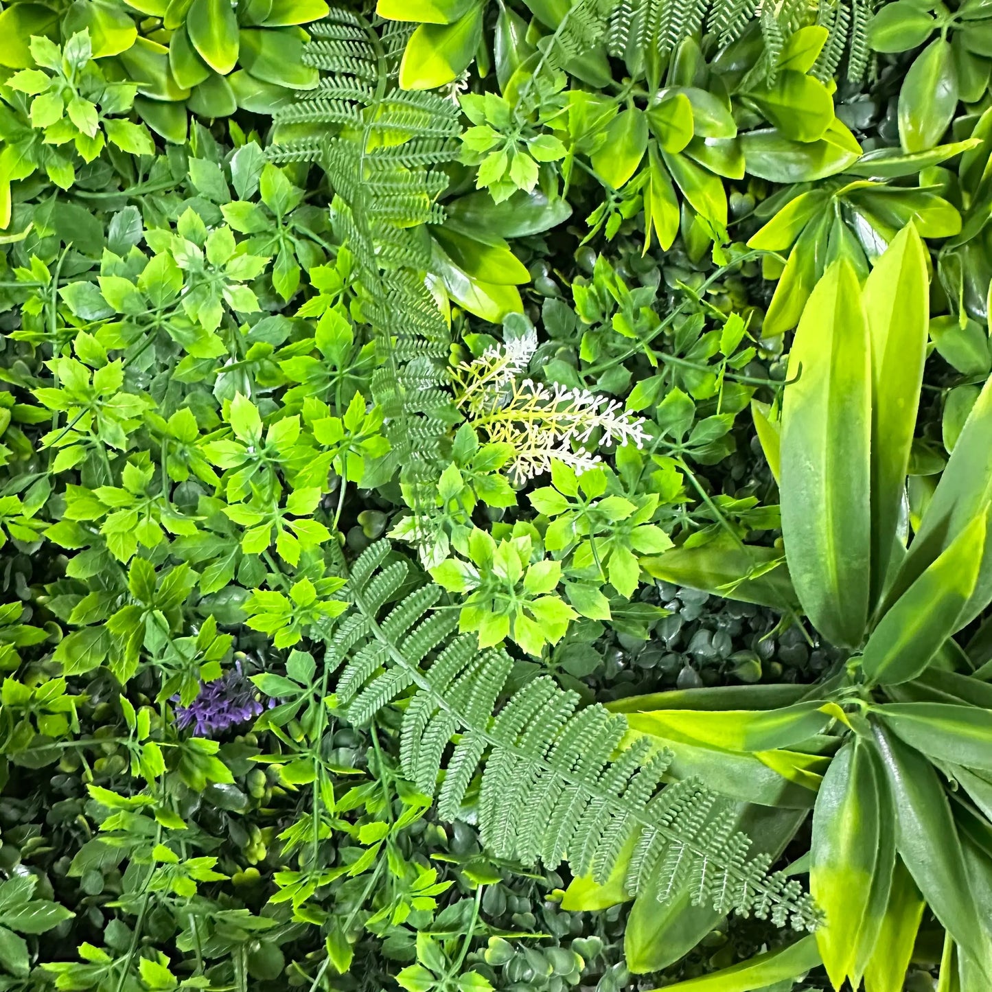 Artificial Plant Wall Green Panel No.4 100x100cm RosesHQ.com