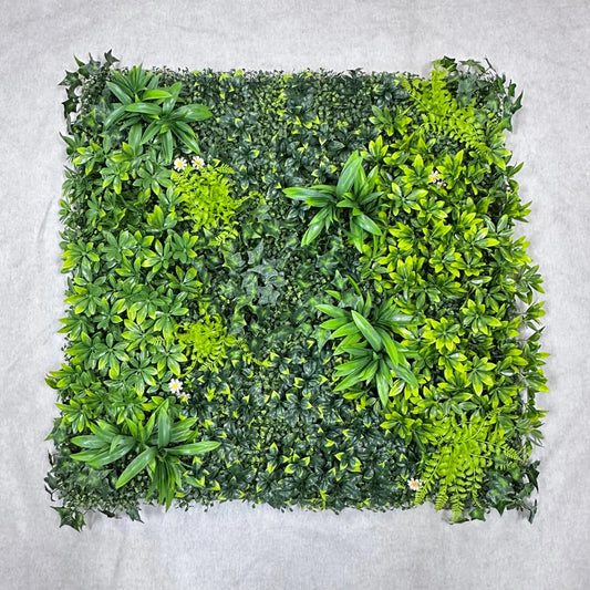 Artificial Plant Wall Green Panel No.7 100x100cm RosesHQ.com