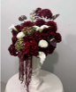 Prime Burgundy Hydrangea Floral Arrangements